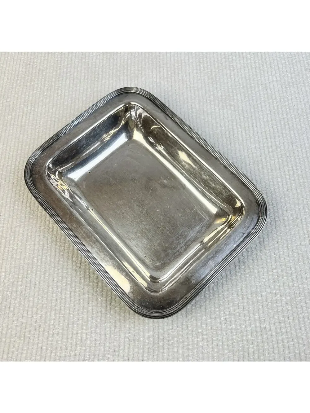 Silver Plated Serving Dish 9 x 7 E.G. Webster & Son USA Vintage Home Party